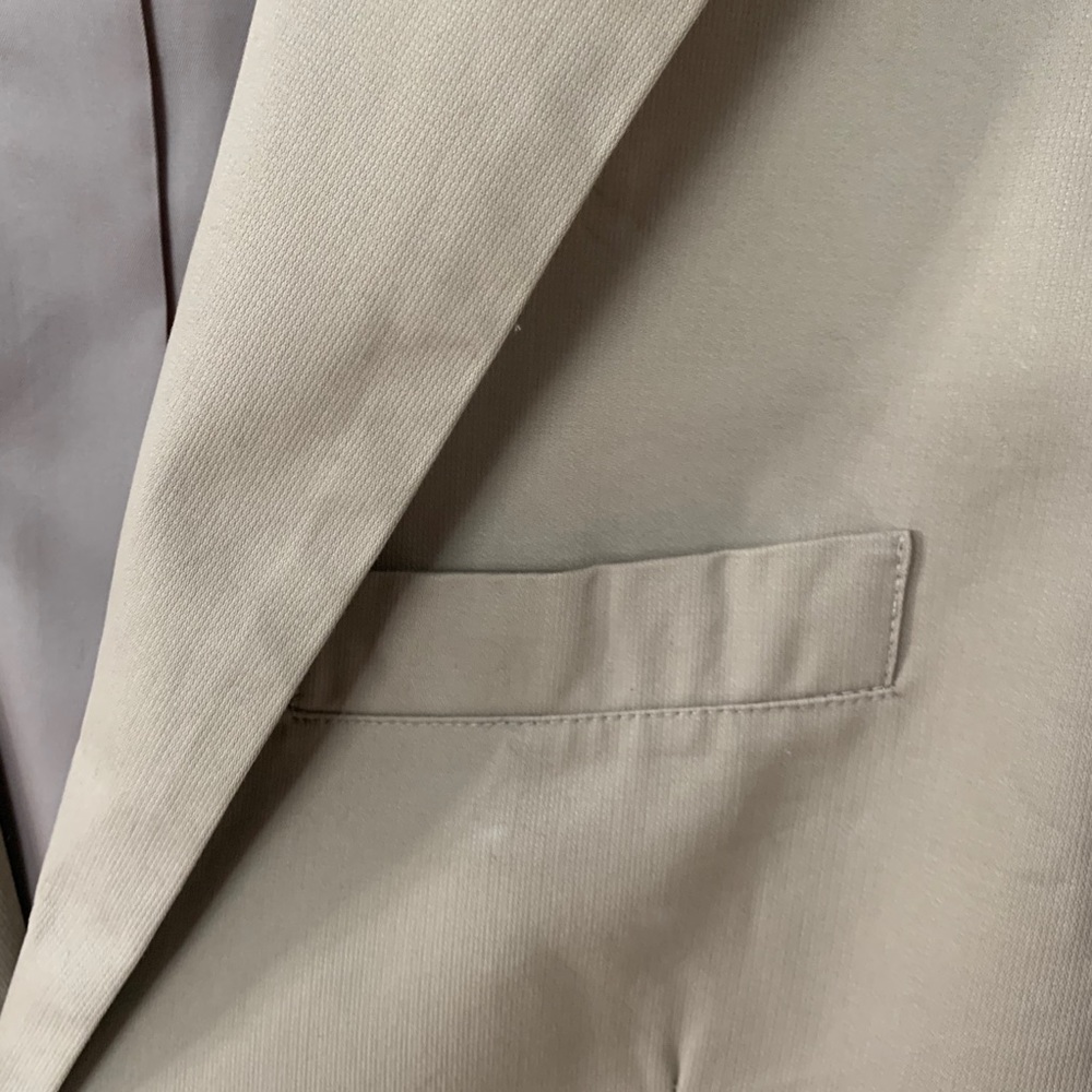 Nautica Tan Two Button Blazer Jacket - Picture 7 of 9